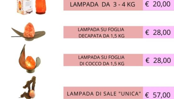 LISTINO LAMPADE DI SALE 1 LISTINO LAMPADE DI SALE 1