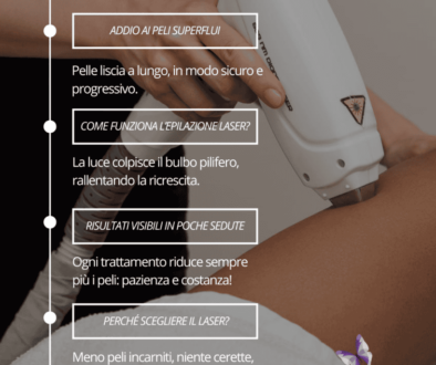 Nero Bianco Semplice Epilazione Laser Post Instagram