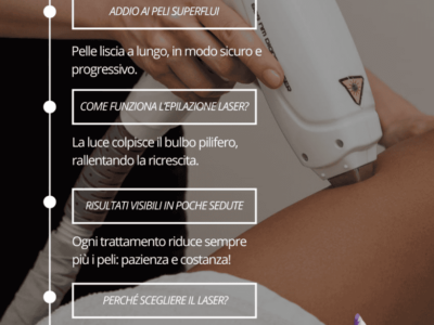 Nero Bianco Semplice Epilazione Laser Post Instagram