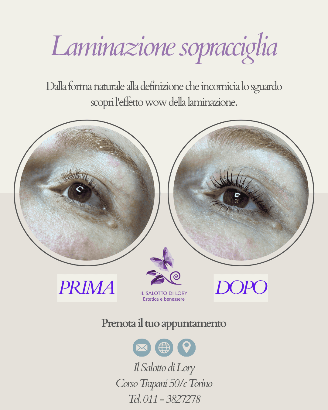 Laminazione ciglia: il prima e dopo che valorizza il tuo sguardo